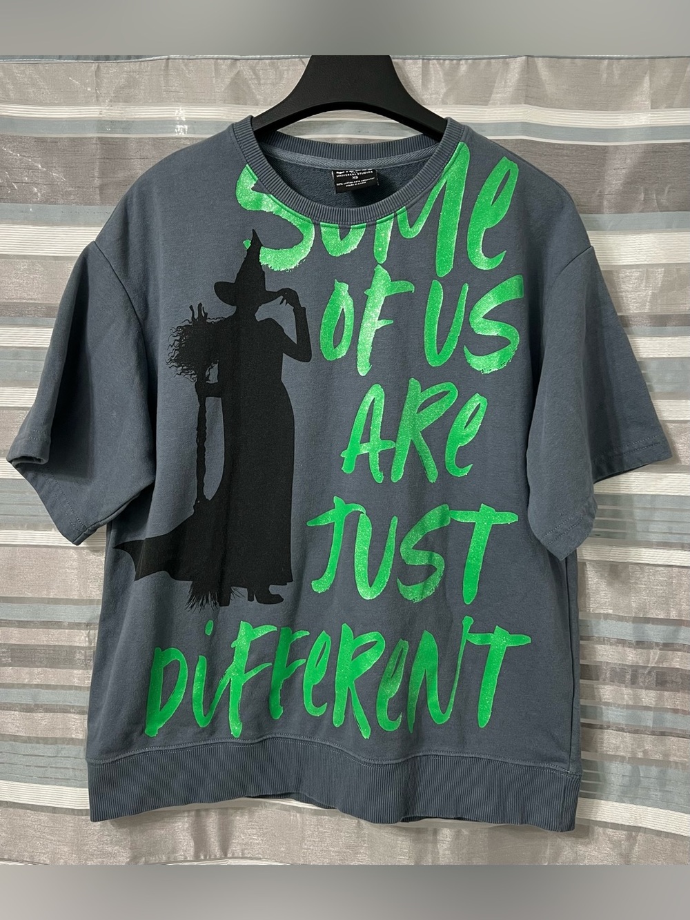 Universal Studios Wicked “Some of Us Are Just Different” Short Sleeve Crew Top
